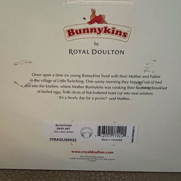 Bunnykins by royal doulton kids dinning set NEW - Picture 3 of 5